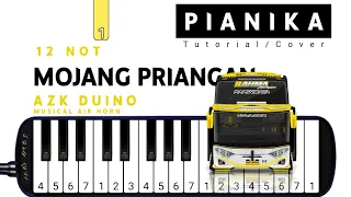 pianika telolet basuri mojang priangan 12 not tutorial pianika