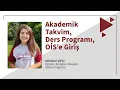 Akademik Takvim Ders Programi ve Yonergeler