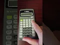 Exponents on TI30Xa