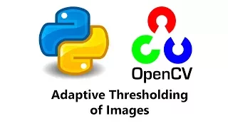 Computer Vision with Python and OpenCV - Adaptive Thresholding