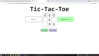 TicTacToe Web Game In JavaScript With Source Code Source Code Projects