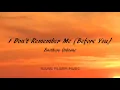 Brothers Osborne - I Don't Remember Me (Before You) (Lyrics) - Port Saint Joe (2018)