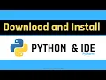 Download and Install Python and IDE PyCharm 2020 Python Tutorial In Hindi Excellence Technology