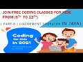 Coding classes for Kids Part-6 Increment operator in Java Blue J software Tutorial
