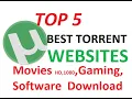 Top 5 five torrent websites Best torrent website Download torrent Tech Time