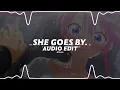 She Goes By. (Tiktok Version) || KayArchon Remix [edit audio]