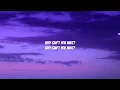 The Chainsmokers, Bob Moses - Why Can't You Wait (Lyrics)