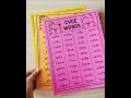FREE Word Lists for Beginning Readers