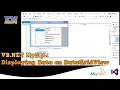 VB NET MySQL Displaying Data on DataGridView