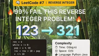 Reverse Integer - LeetCode 7 Facebook Interview Question Complete Solution Explained