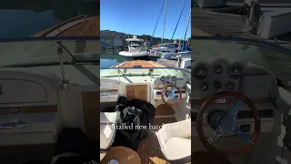 Installed new hatch rams in this sick Chris Craft . #Fyp #vlog #work #dream .