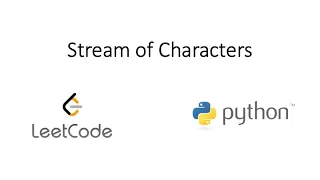 Leetcode - Stream of Characters Python