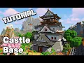 Fantasy Japanese Castle Base Minecraft Tutorial