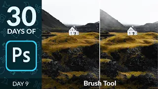 how to use the brush tool in photoshop day 9