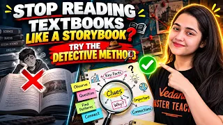 Stop Reading Textbooks Like Storybooks! 🚫 Try The Detective Method 🕵️♀️⚡by Yukta Mam
