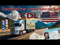 PASO a PASO para tener tu CDL en USA