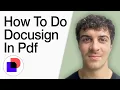 How To Do Docusign In Pdf Full 2025 Guide