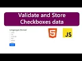 checkbox validation in javascript how to get slected checkbox values