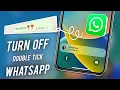 Download Lagu How to Turn Off Double Tick In WhatsApp iphone | WhatsApp Single Tick Only iphone |