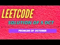 Minimum Moves to Convert String 5 October leetcode solution today leetcode solution leetcode