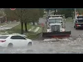 Snow plow clears hail in Douglas County Colorado