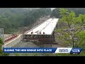 New Parkway East bridge being slid into place PennDOT says