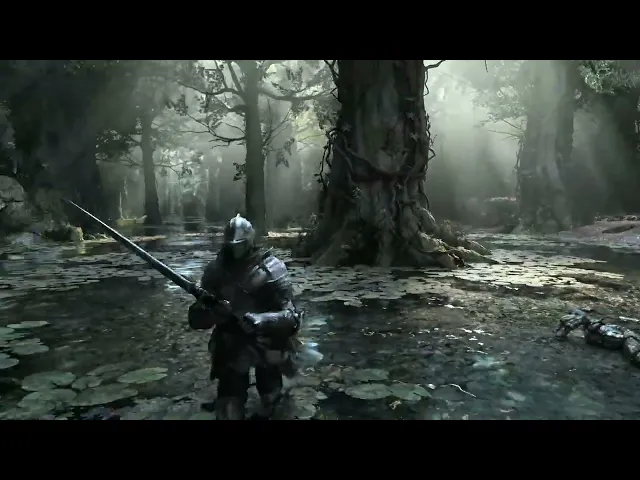 DarkSouls3 Pathtracing - Crucifixion woods(Nvidia DLSS-5 Comparision)