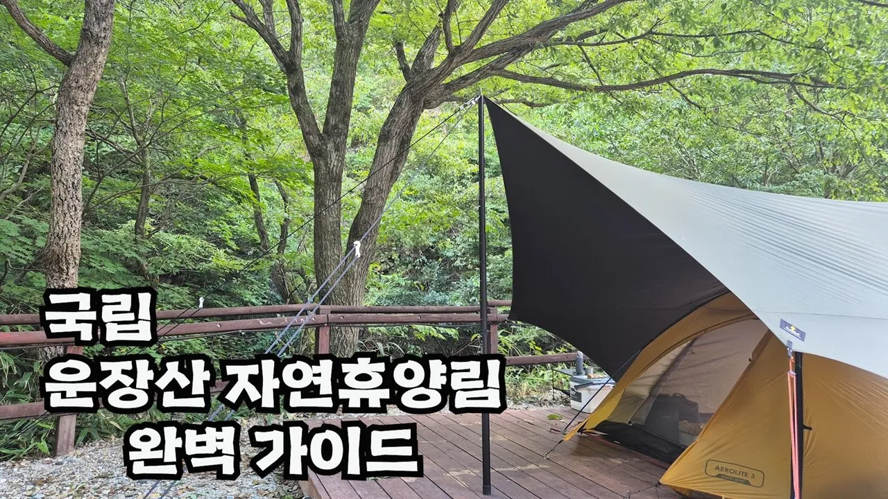 새롭게 바뀐 운장산 자연휴양림 야영장 자세하게 살펴보기!! 썸네일