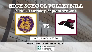 Iowa High School Volleyball Central Lyon Okoboji 22