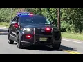 Lacey Township Police Unit Responding Code 3 Fast and Urgent to a Search and Rescue 828 N Main St