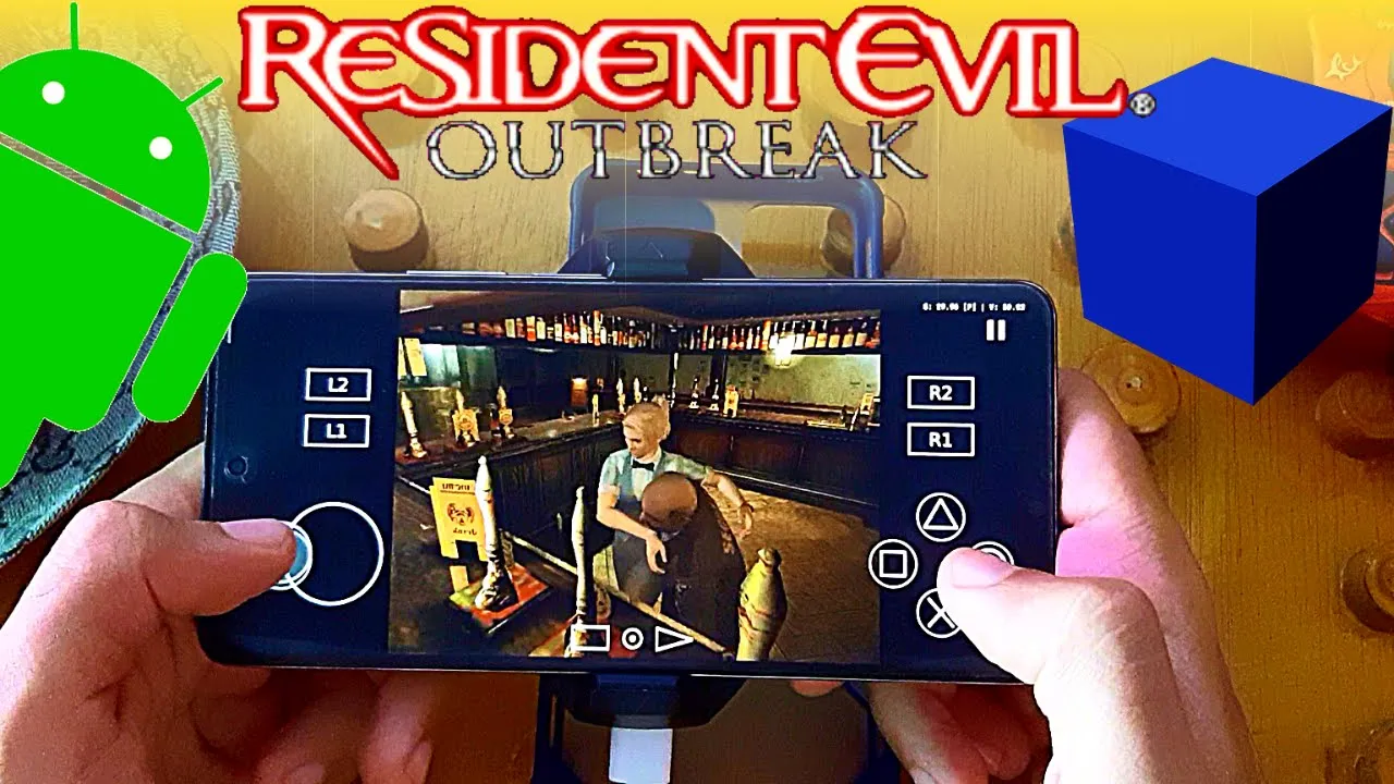 Resident Evil Outbreak AetherSX2 - PS2 Emulator Android Gameplay - 2023