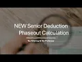 Schedule 1-A Senior Deduction Phaseout Age 65 Form 1040