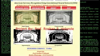 American Currency Recognition Using Python Project With Source Code Currency Note Recognition
