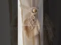 Macrame Curtain Tiebacks