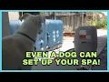Coleman SaluSpa Inflatable Hot Tub Complete Setup and Demo