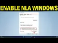 How To Enable Network Level Authentication In Windows 11 or 10