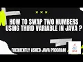 How to two numbers in Frequently Asked Java Program