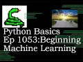 Python Basics Tutorial Starting a Machine Learning Journey