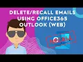How to sent emails in Office365 Outlook Web