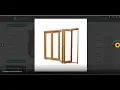 China WDMA Exterior Accordion Doors Lowes