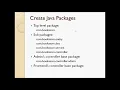 Lecture 17 - Create Packages and Directories