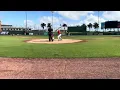 1st at bat in the Championship game at the WWBA Perfect Game Wood Bat Tournament Ryan Spann
