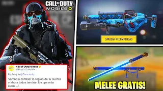 MALAS NOTICIAS! CAMBIOS DE REGION MASIVOS - PURIFICADOR LEGENDARIO GRATIS - RECOMPENSAS Y MÁS - CODM