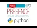 PubNub Presence Python SDK Setting custom time-out and Here - now