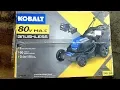 Kobalt 80 Volt Max Lawn Mower - Overview Assembly Demonstration