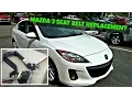 Mazda 3 Seat Belt Removal and Replacement 2010 2011 2012 2013
