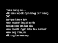 Lagu Kmk syg gerek kmk - Knowno (lirik)
