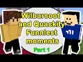 Wilbursoot and Quackity FUNNIEST MOMENTS Part 1