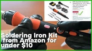 Soldering Iron Kit under 10 from Amazon