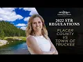 Short Term Rental Regulations 2022 Placer County VS Town Of Truckee